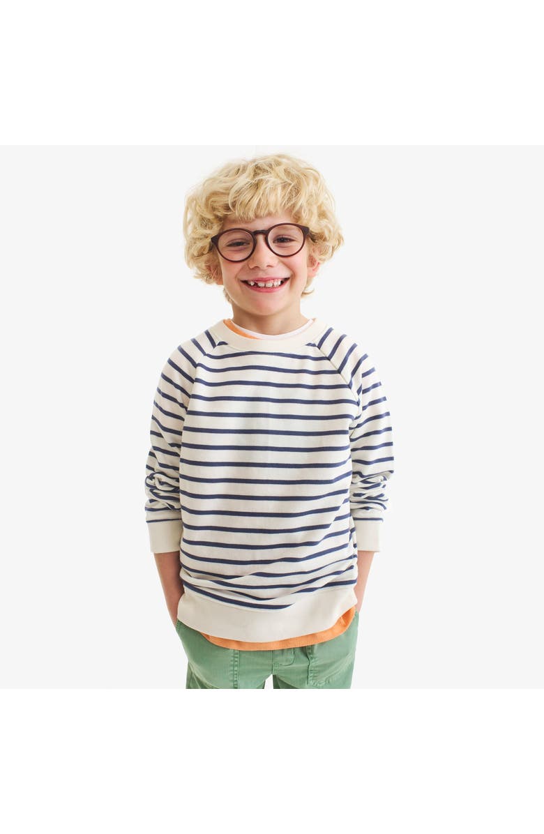 Primary Kids Sweatshirt, Alternate, color, Ivory Rainbow Spring Blooms