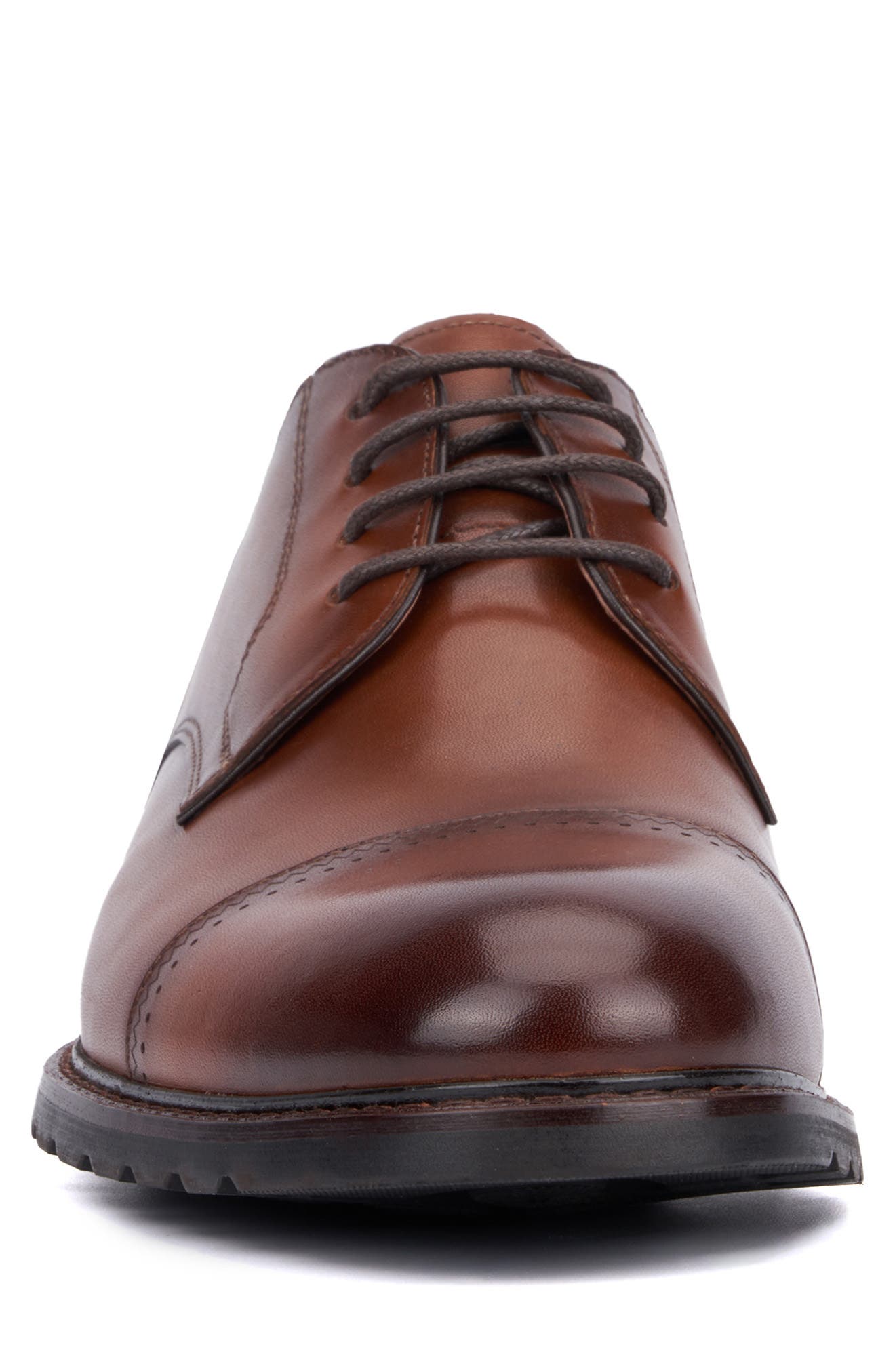 Emerson Cap Toe Dress Oxford, Alternate, color, COGNAC