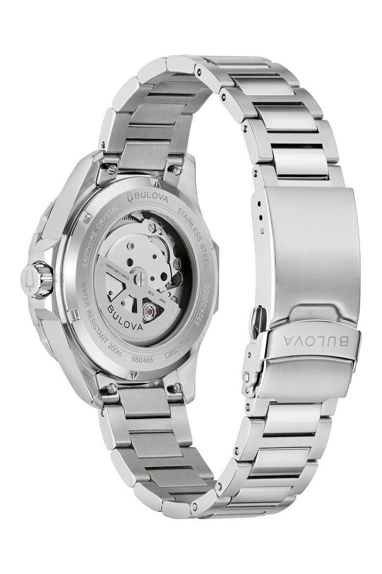 Marine Star Series B Bracelet Watch, 41mm, Alternate, color, SILVER-TONE