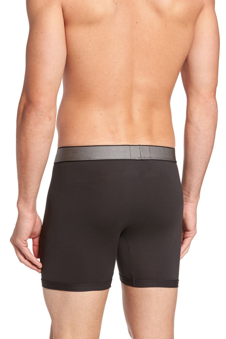 Customized Stretch Boxer Briefs, Alternate, color, BLACK