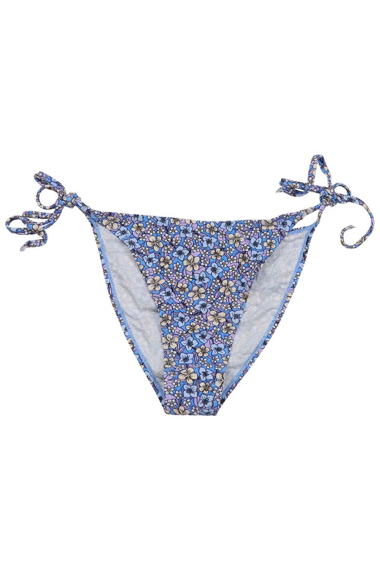 Floral Field Womens Bikini Bottom, Alternate, color, Floral Field Blue