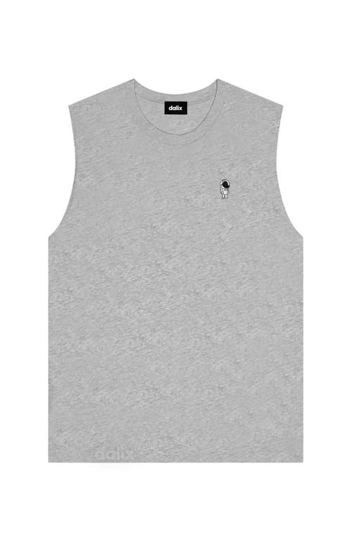 Dalix Mens Astronaut Muscle Tank In Gray