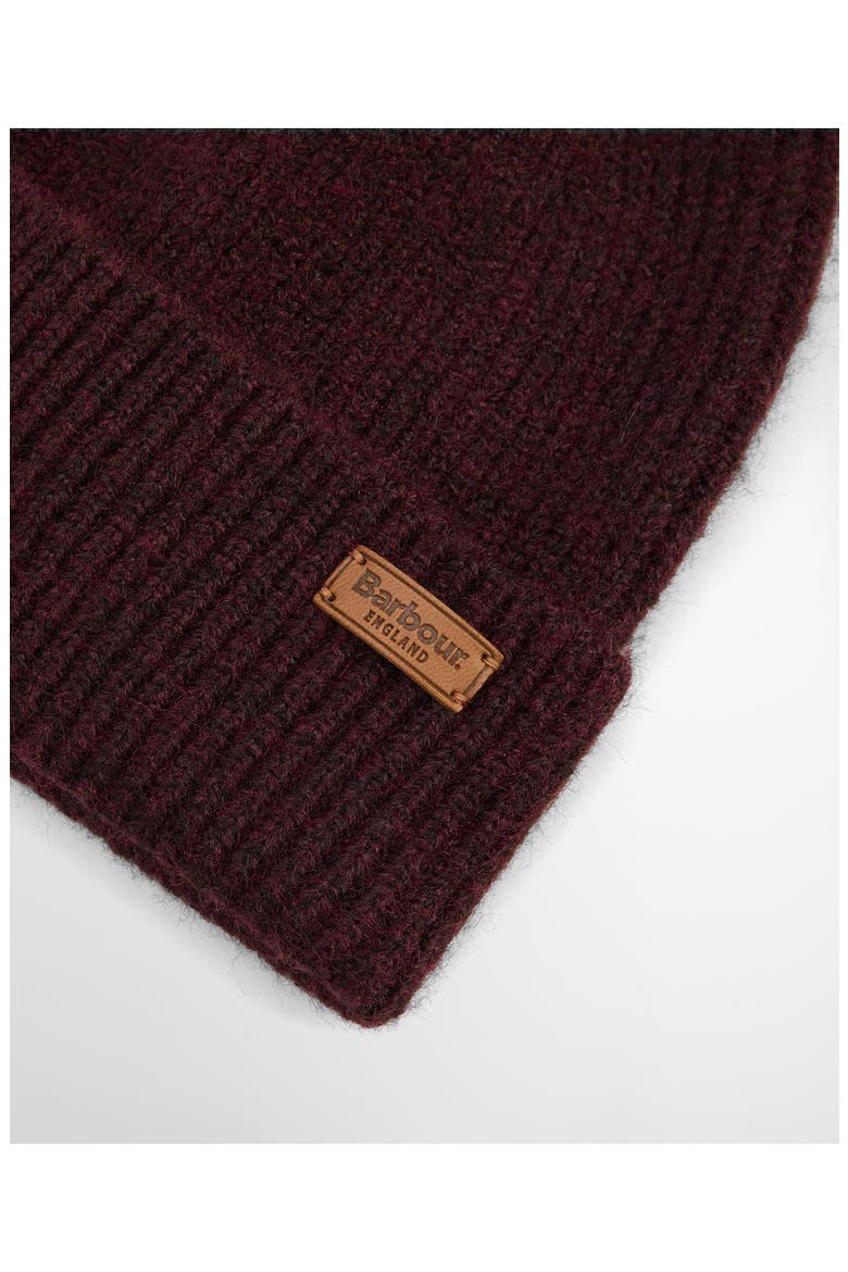 Pendle Beanie, Alternate, color, WINE