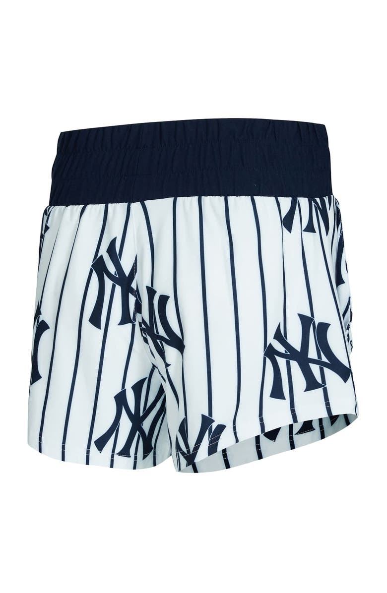 CONCEPTS SPORT Women's Concepts Sport  White New York Yankees Pinstripe Record Tank & Short Set, Alternate, color, White