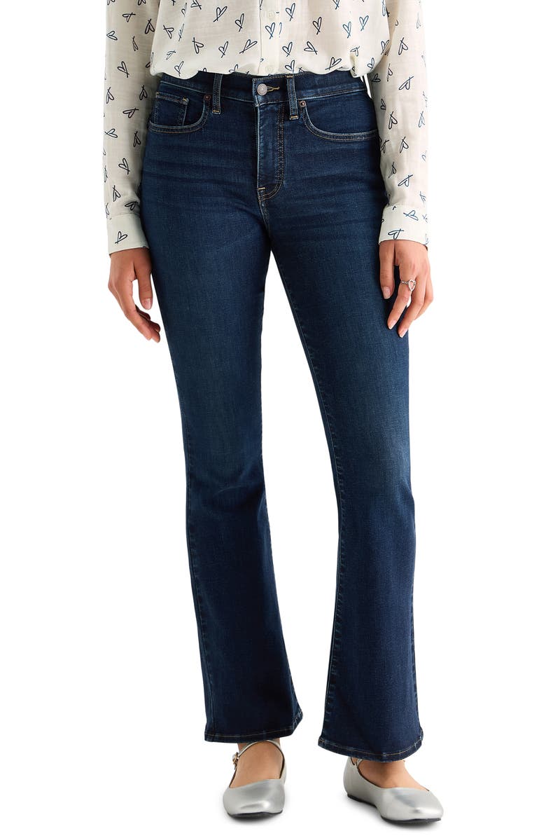 Lucky Brand Stevie High Waist Mini Bootcut Jeans, Main, color, Luminary Wash