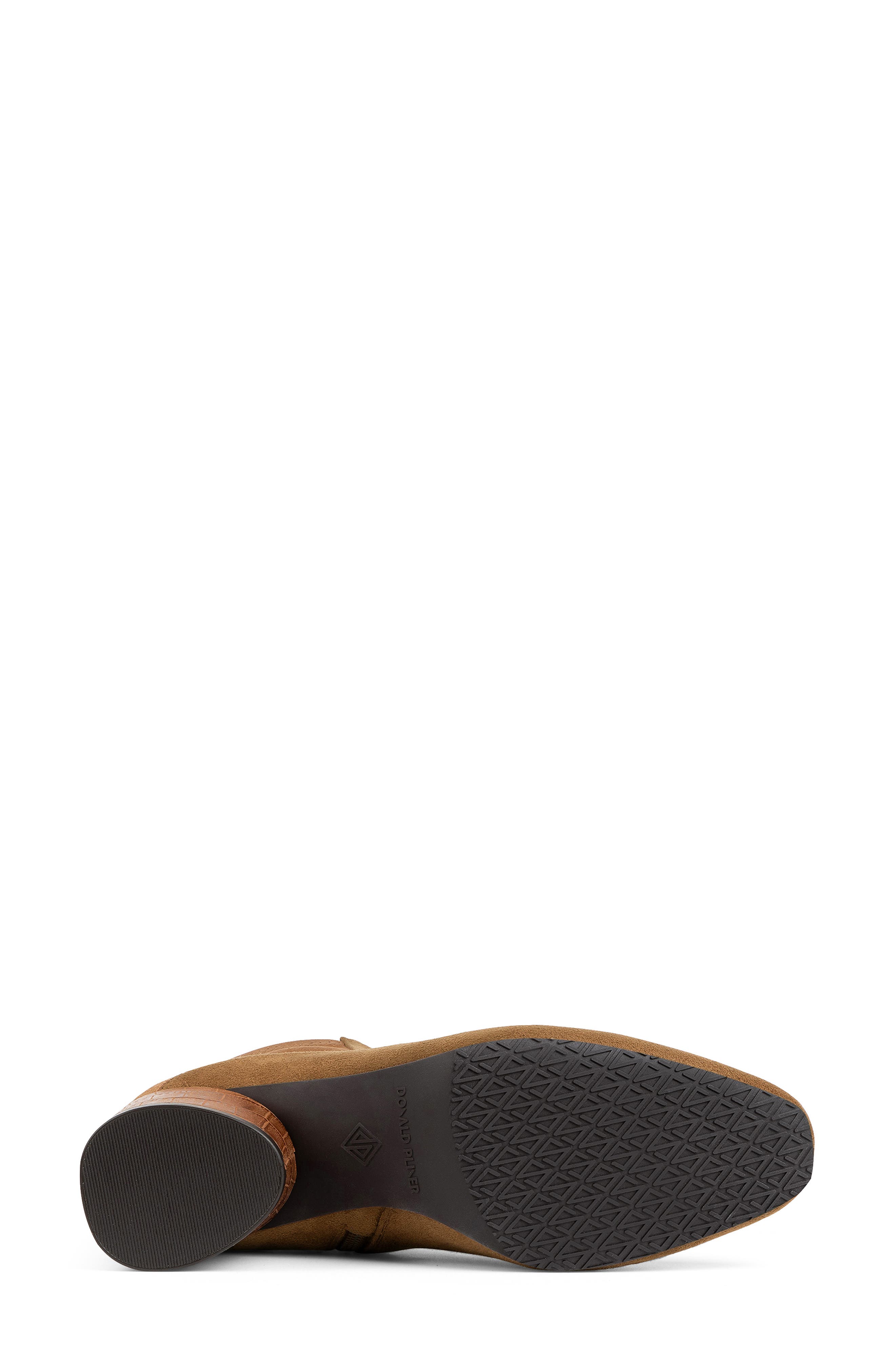 Block Heel Leather Bootie, Alternate, color, SADDLE