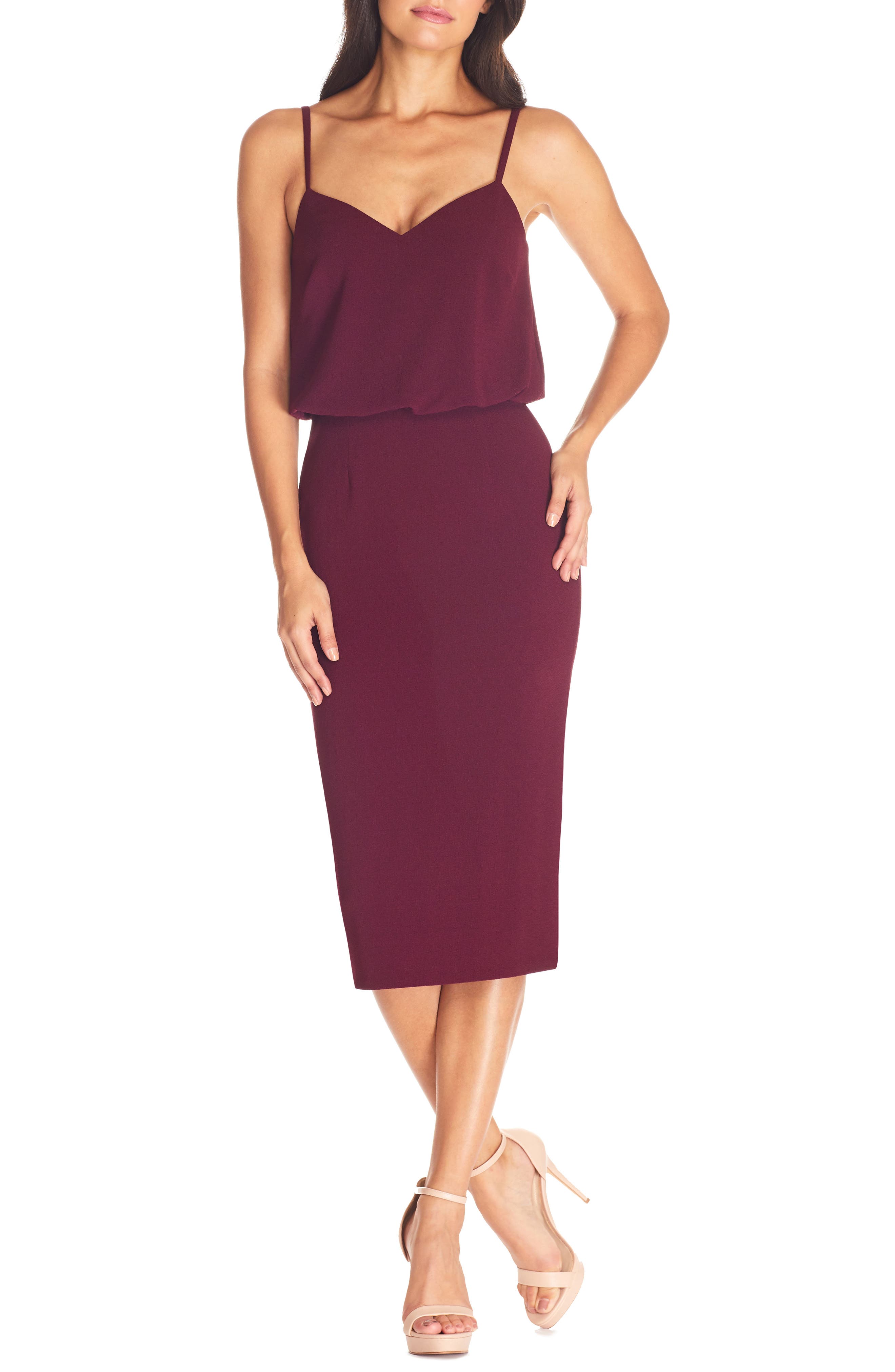 selected BURGUNDY
