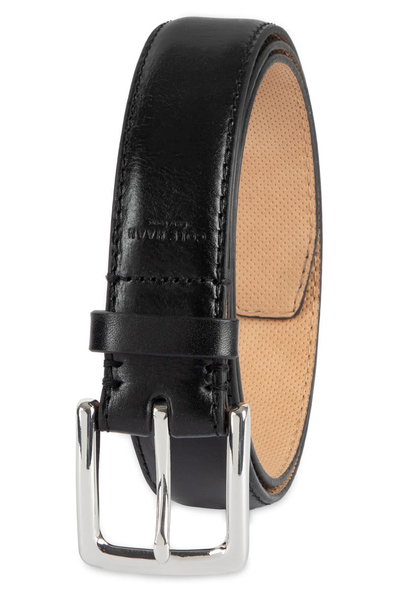 Stitch Detail Belt, Alternate, color, BLACK