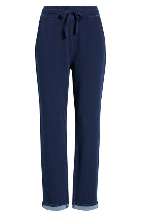 Drawstring Denim Joggers