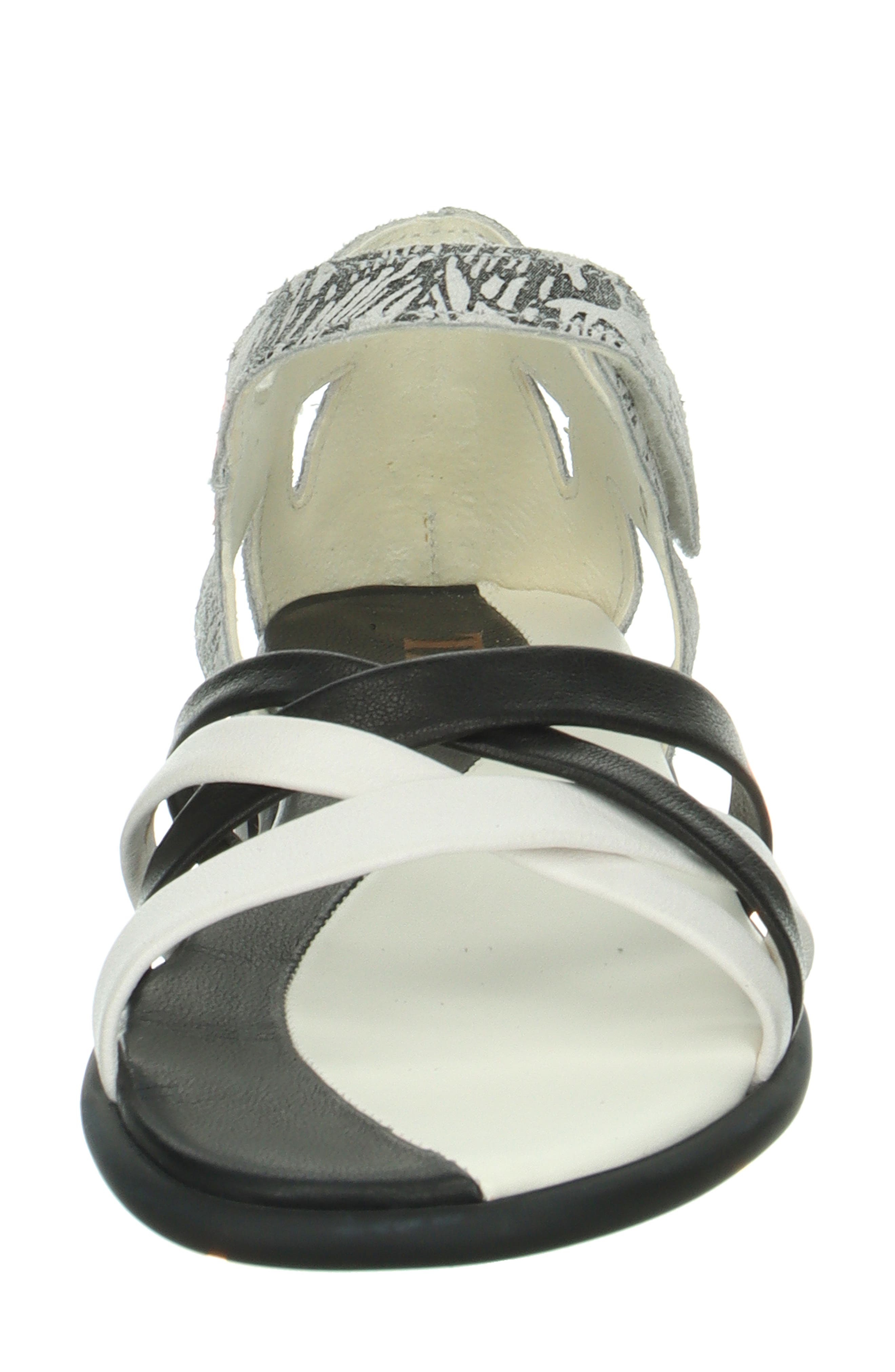 Think! Kamaa Strappy Sandal, Alternate, color, Bianco/Kombi