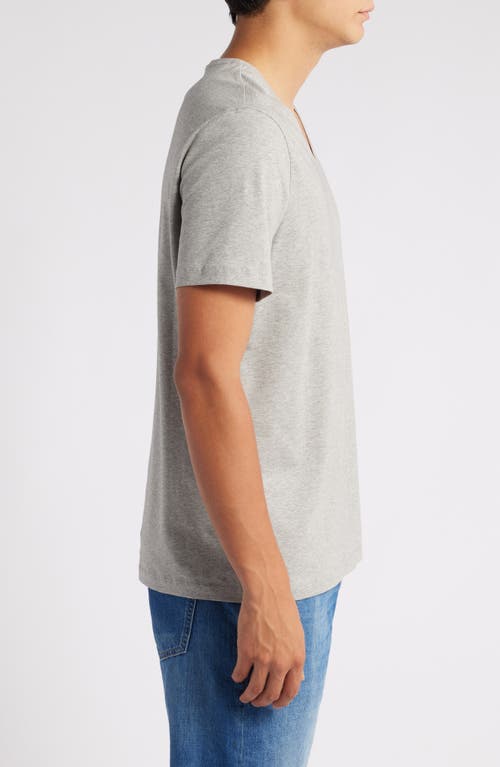 7 For All Mankind Luxe Performance T-shirt In Grey Melange