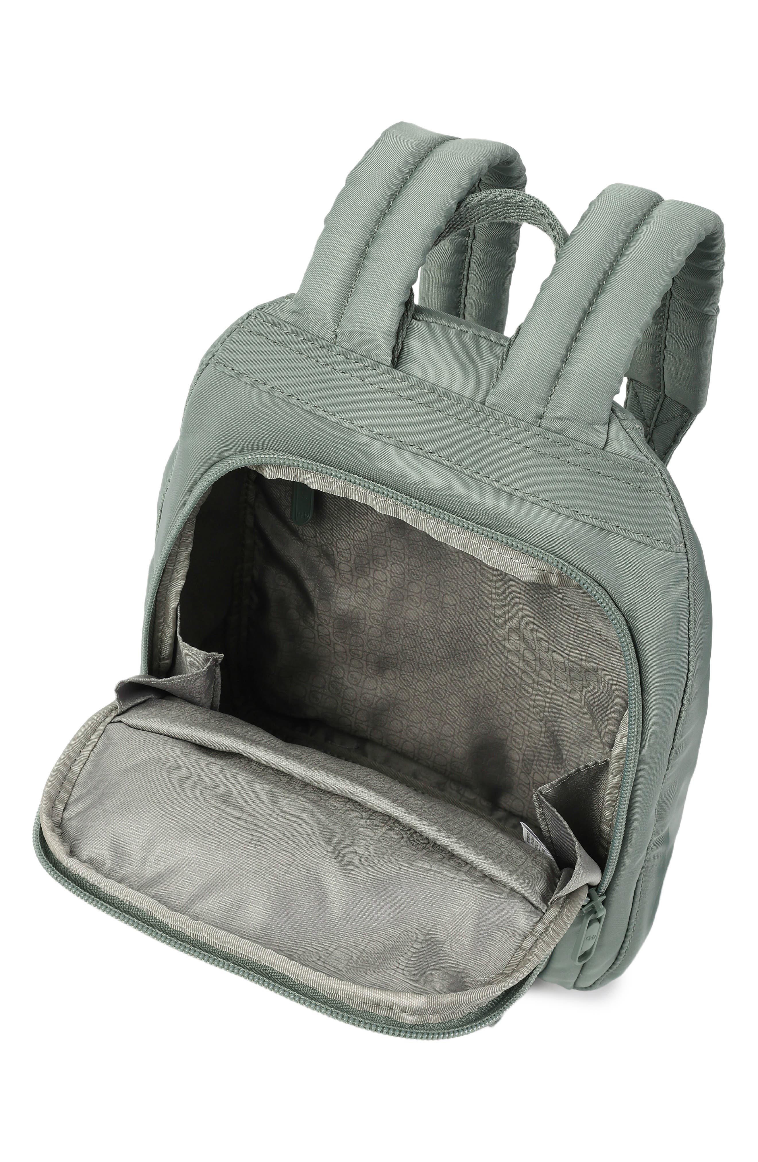 Small Vogue Water Repellent RFID Backpack, Alternate, color, GREEN MILIEU