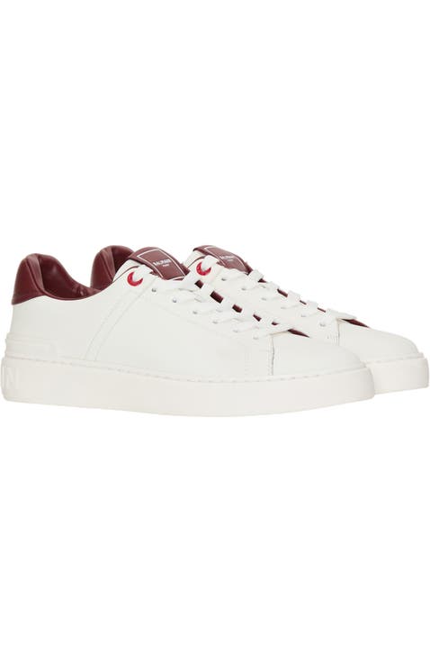 B-Court smooth leather trainers