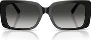 Tiffany & Co. 55mm Gradient Rectangular Sunglasses