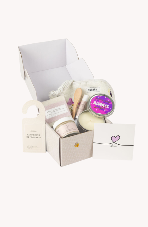 Natural Bath and Body Gift Set, Thank You Gift Box