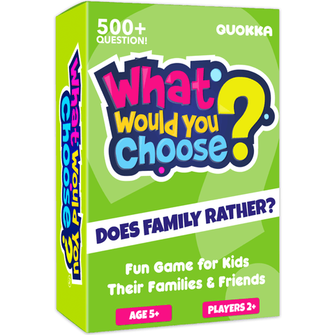 What Would You Choose? Trivia and Card Games for Kids & Family