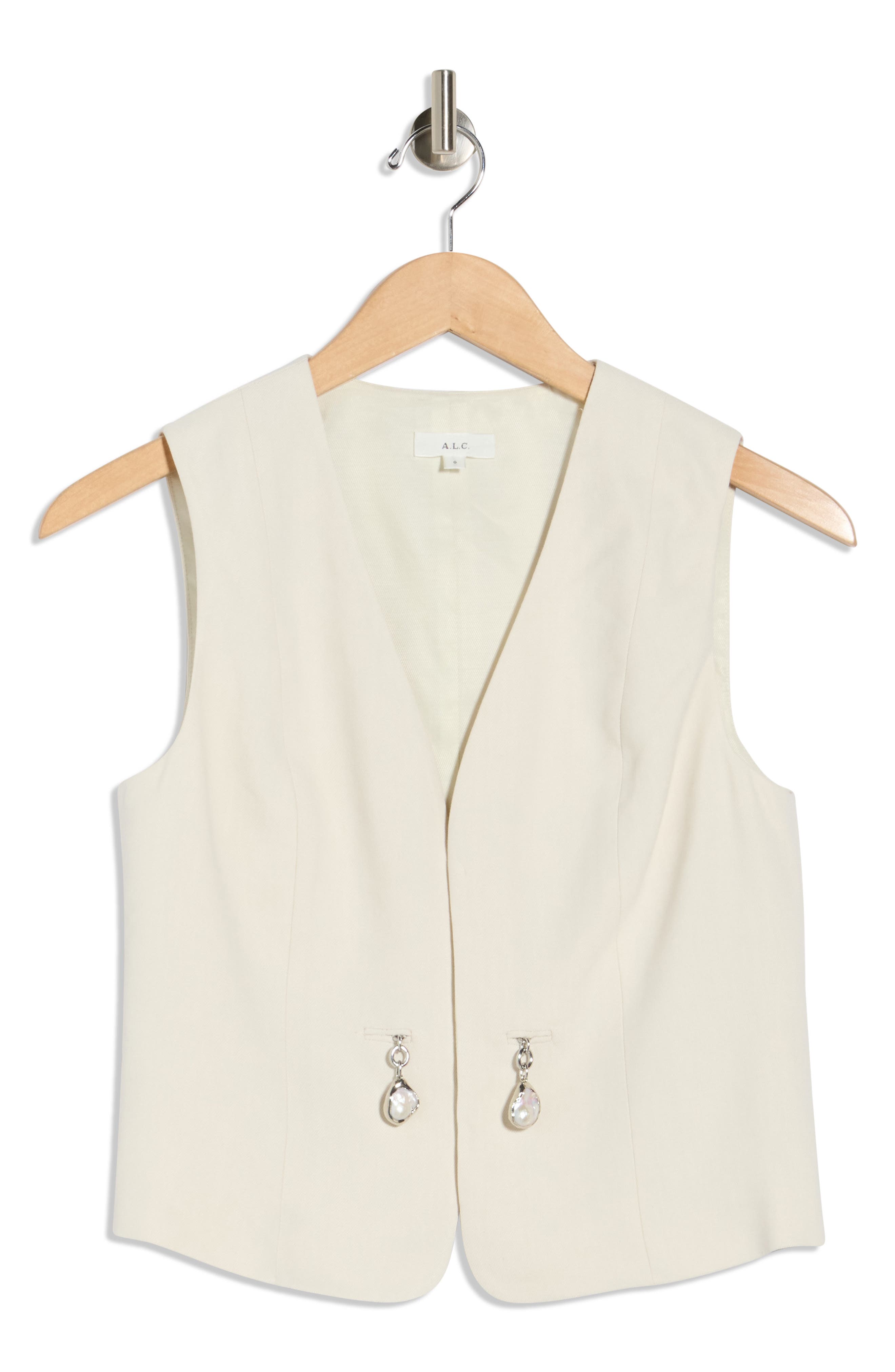 A.L.C. Leo Linen Blend Vest