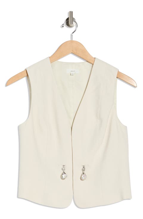 Leo Linen Blend Vest