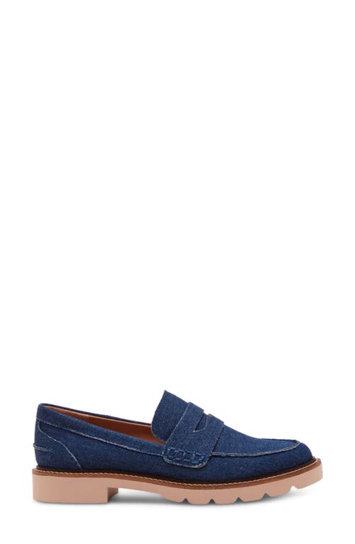 Blondo Waterproof Penny Loafer In Blue