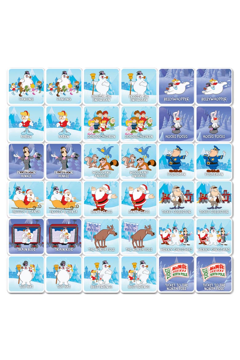Frosty the Snowman Matching Game, Alternate, color, Multicolor