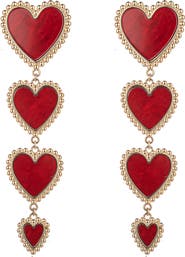 EYE CANDY LOS ANGELES Sweetheart Statement Drop Earrings