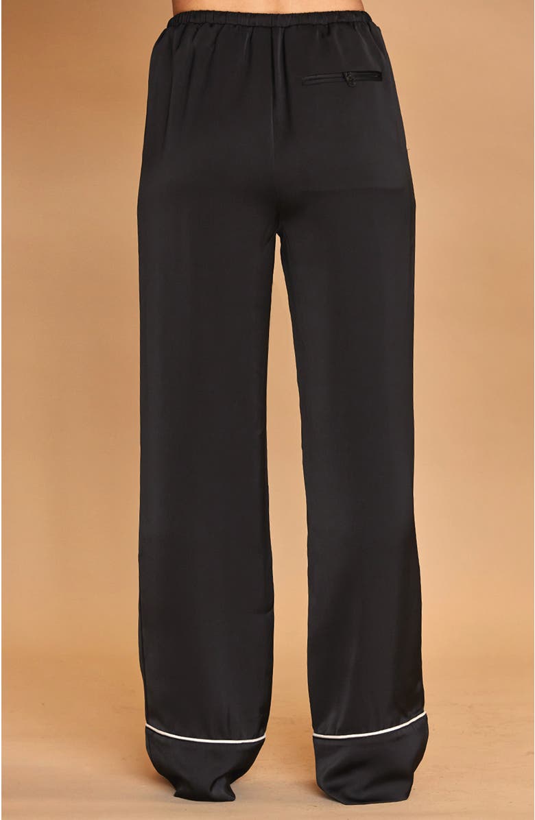 CRESCENT Pajama-Style Pants, Alternate, color, Black