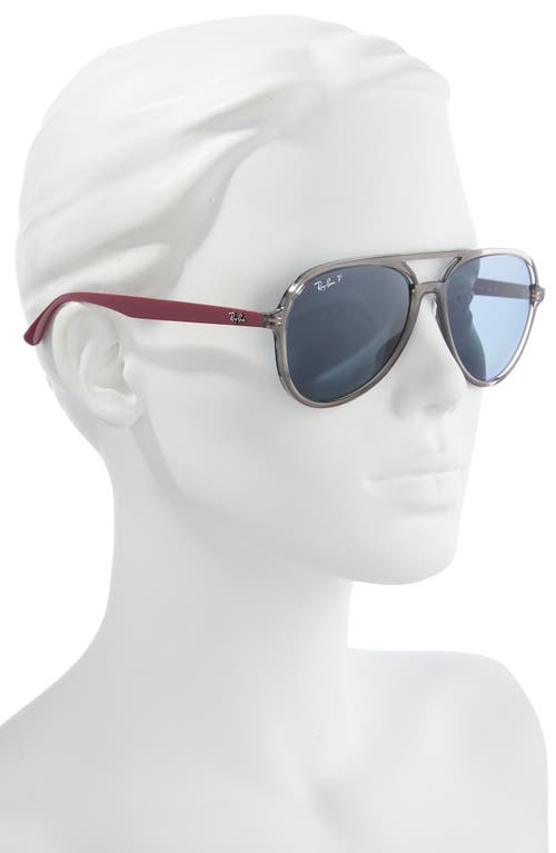 Ray Ban Ray-ban 57mm Polarized Aviator Sunglasses In Multi