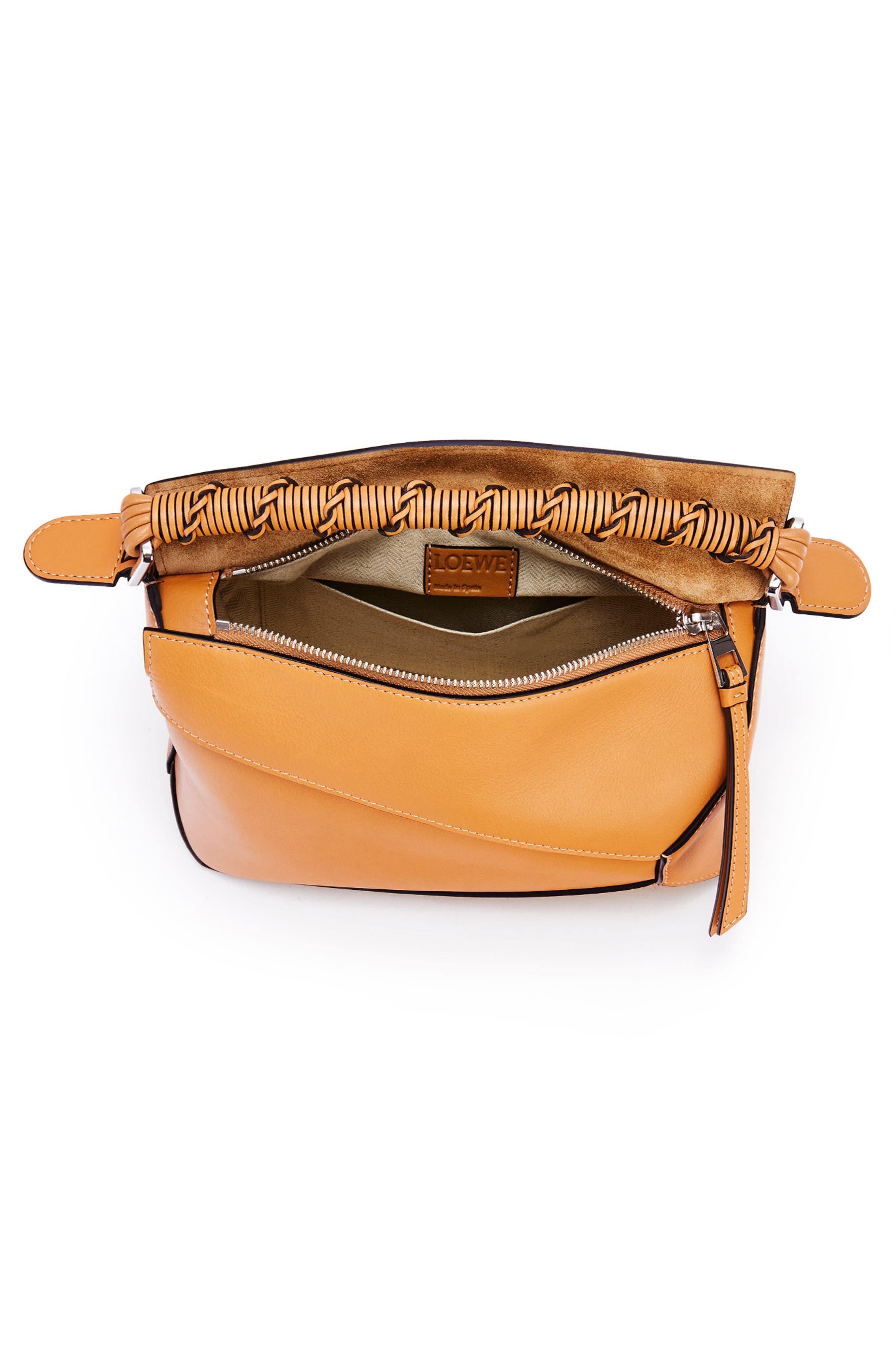 Loewe Small Puzzle Edge Leather Shoulder Bag, Alternate, color, 