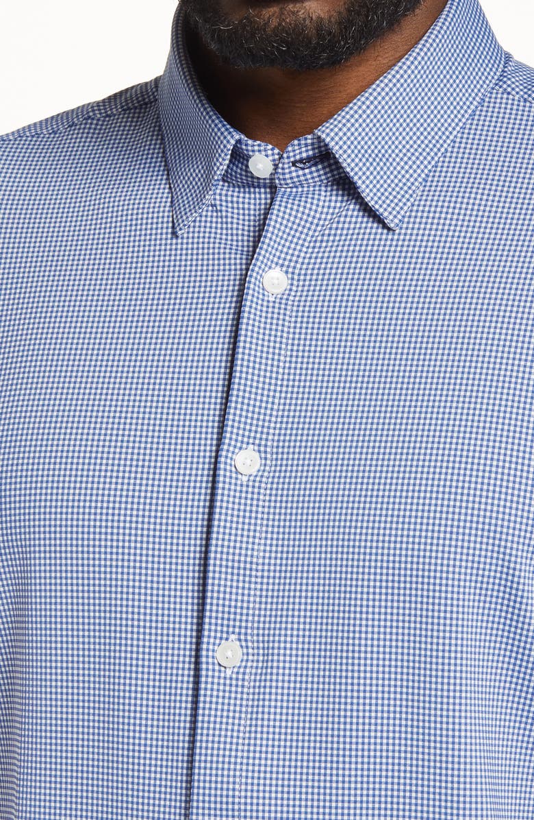 Mizzen+Main Beckett Trim Fit Gingham Shirt, Alternate, color,