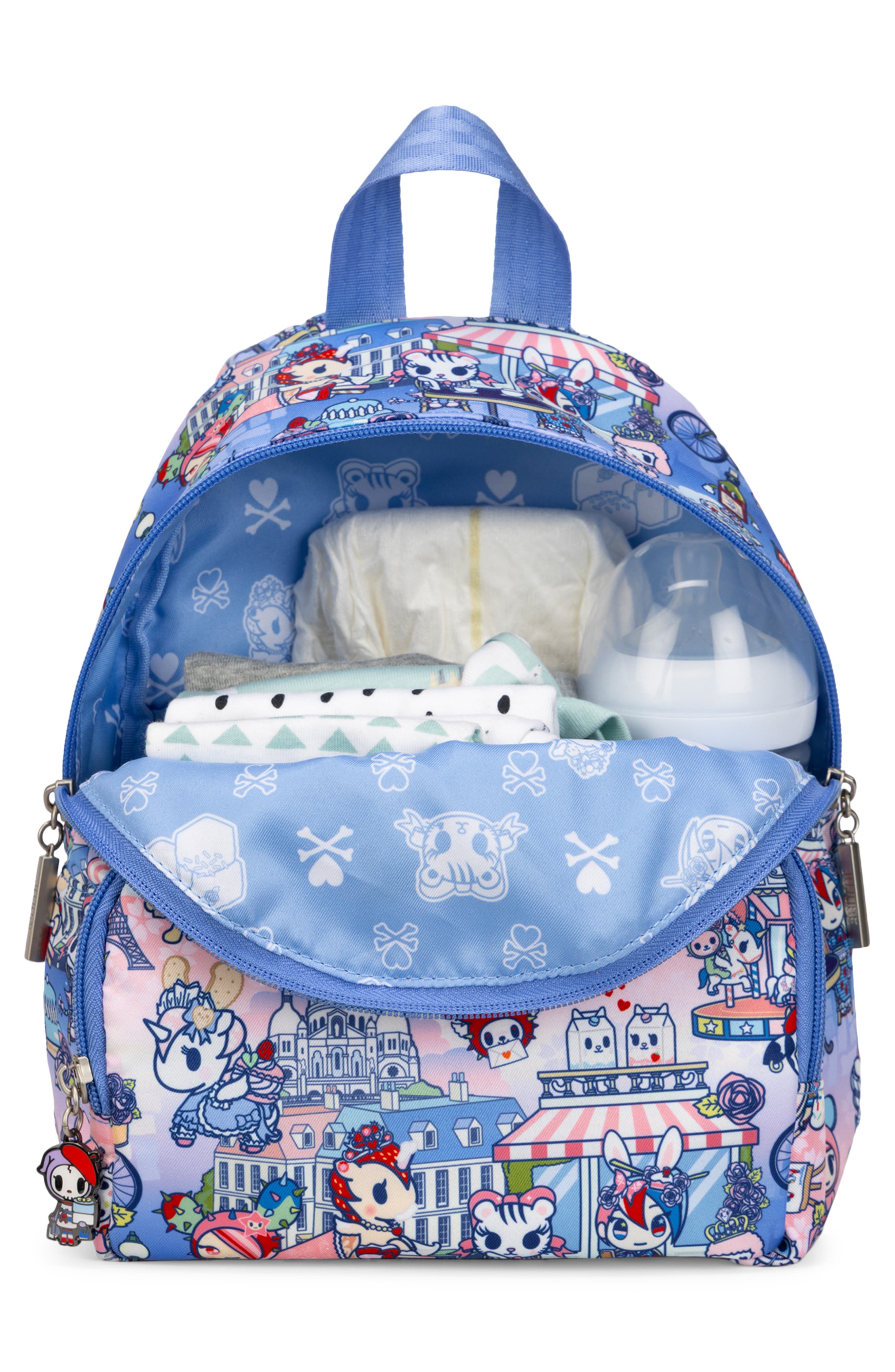 JuJuBe Everyday Mini Diaper Backpack, Alternate, color, Cest La Vie Paris