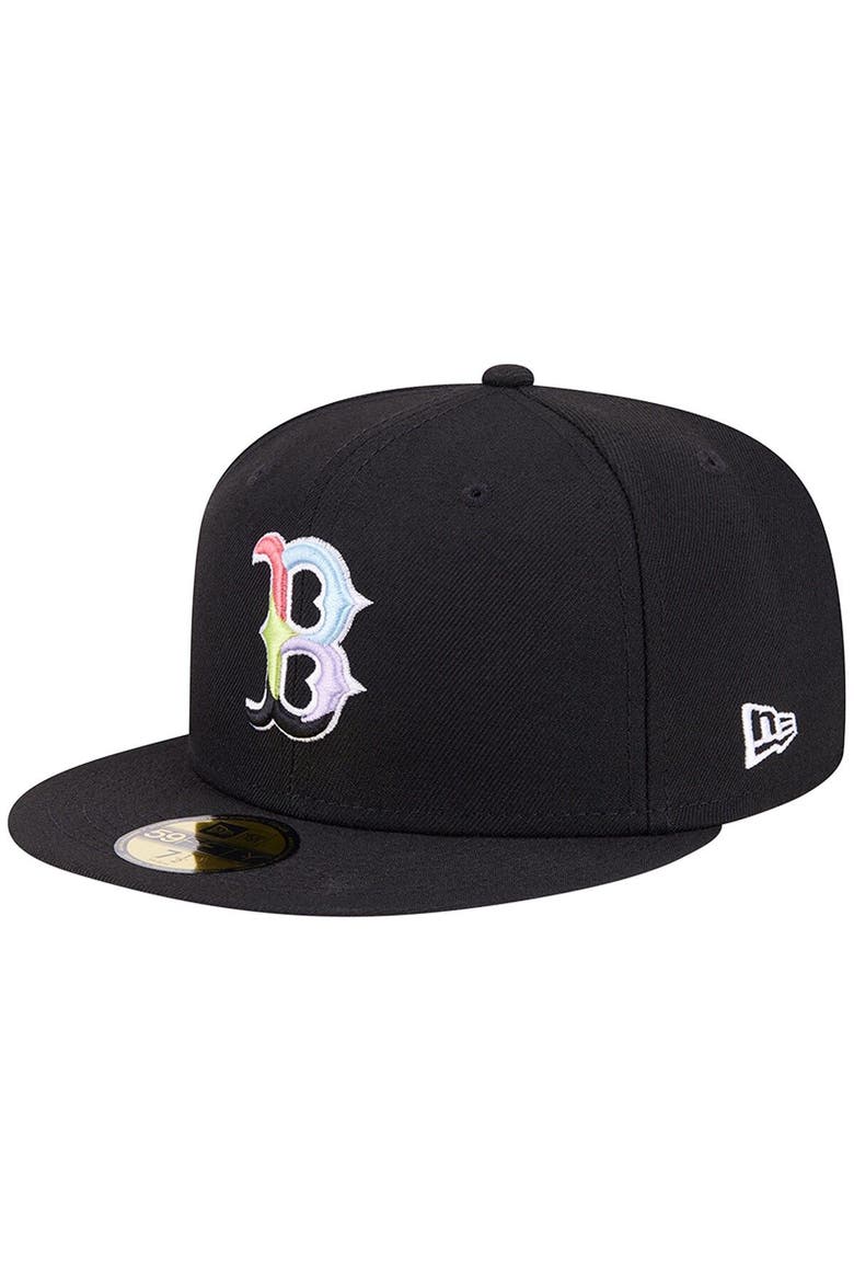 Men's New Era Black Boston Red Sox Multi-Color Pack 59FIFTY Fitted Hat, Alternate, color, Black