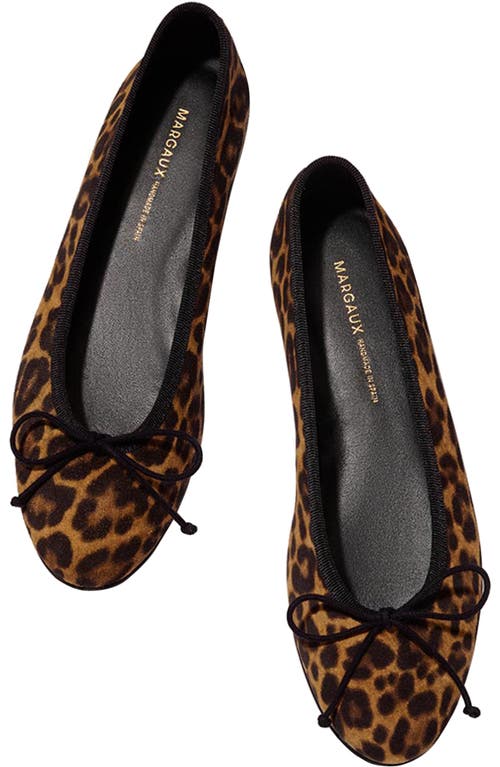 Margaux The Demi Flat In Animal Print