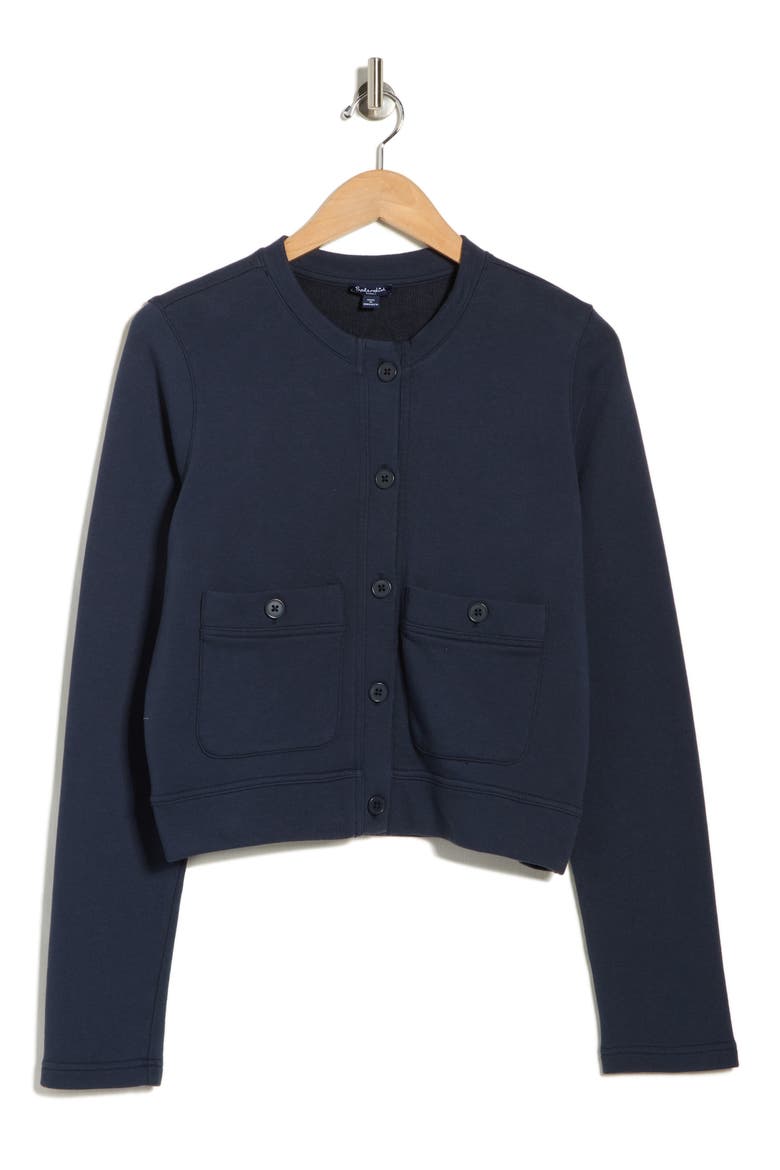 Terry Jacket, Alternate, color, NAVY BLUE