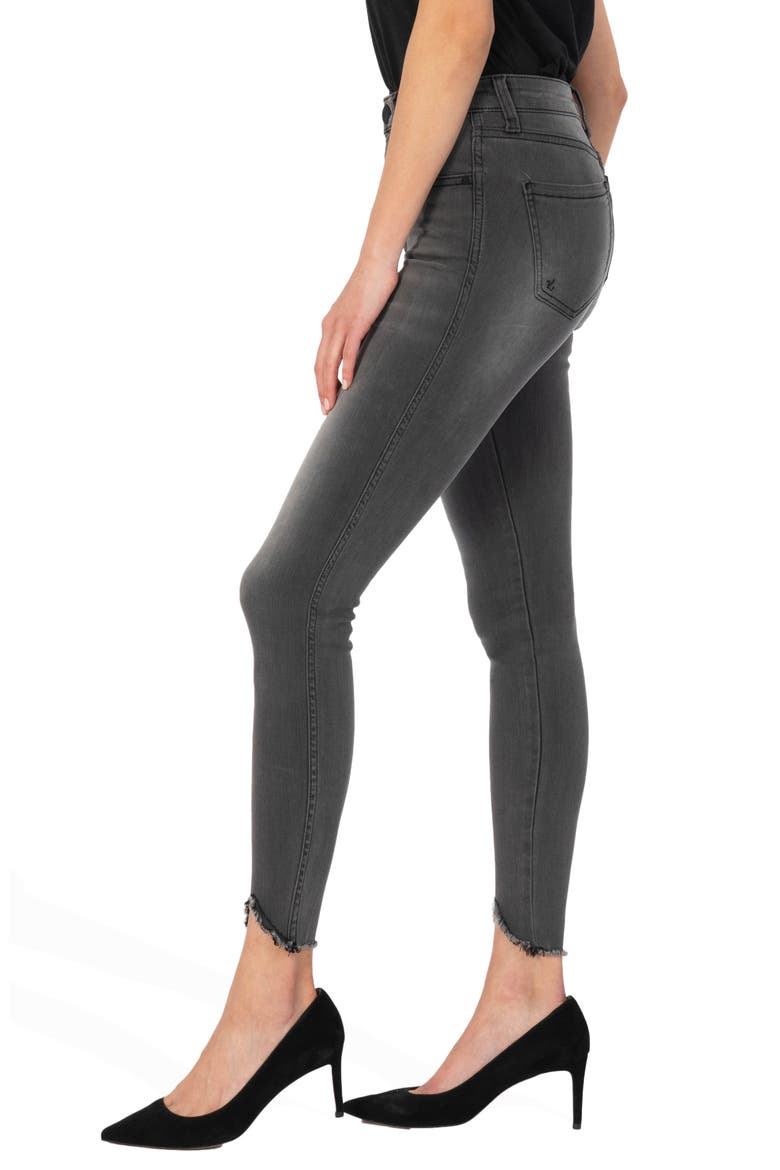 Connie Fab Ab High Waist Ankle Skinny Jeans, Alternate, color, ENTICING WITH GREY