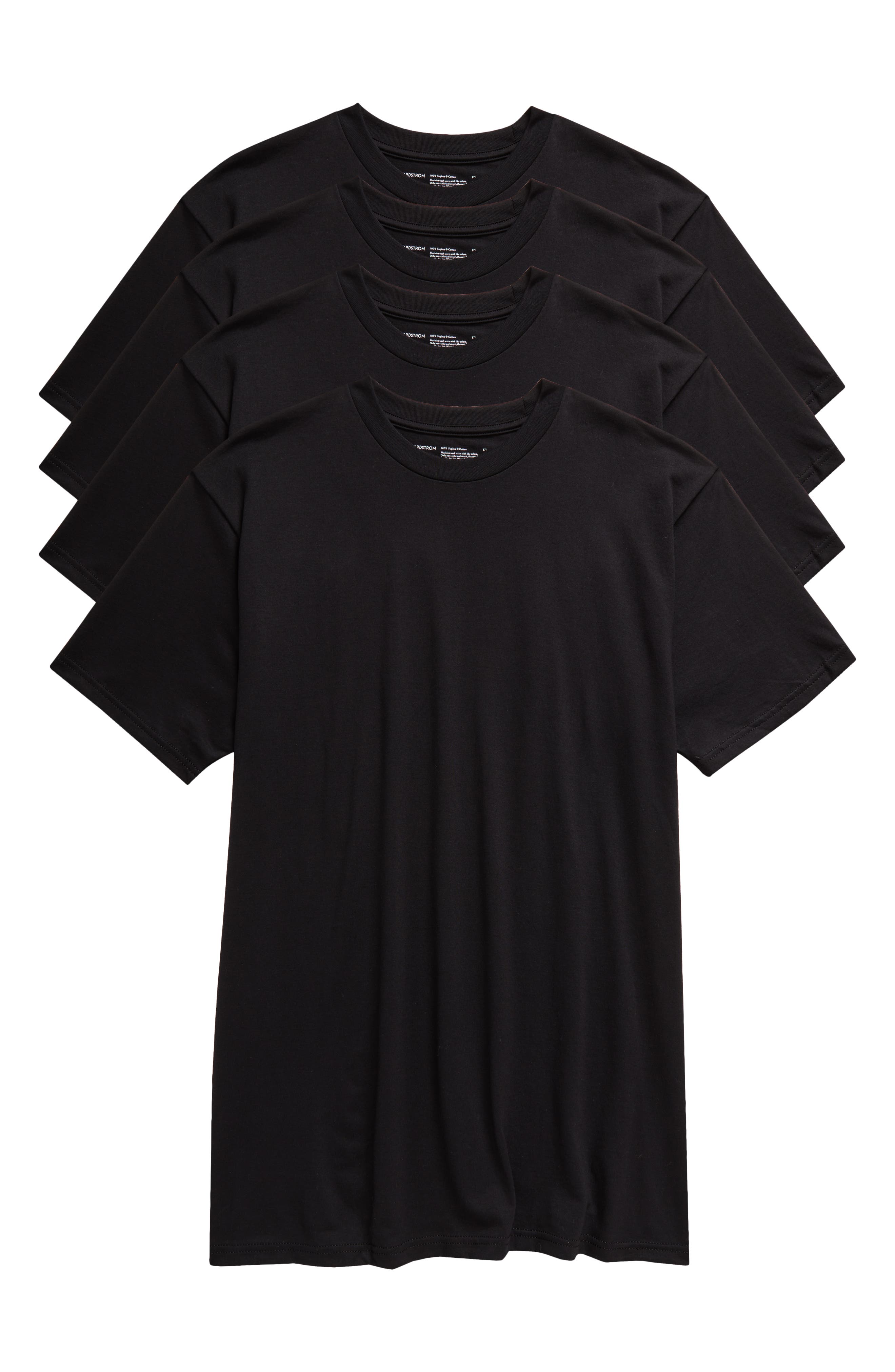 Мужские Nordstrom Regular Fit 4-Pack Supima® Cotton T-Shirts — фото 6