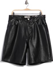 PacSun Faux Leather Baggy Shorts