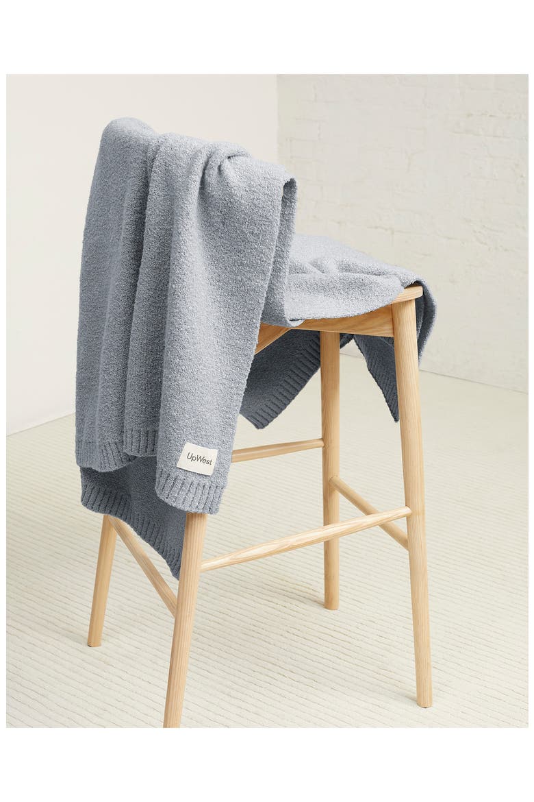Cozy Sweater Knit Throw Blanket, Alternate, color, LUNAR ROCK