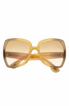 TOM FORD 60mm Gradient Butterfly Sunglasses