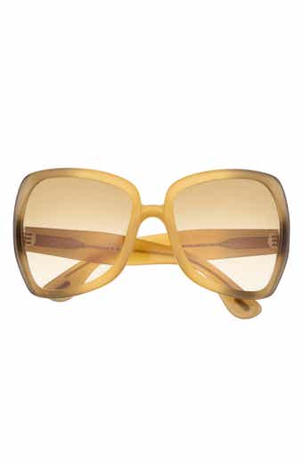TOM FORD 60mm Gradient Butterfly Sunglasses