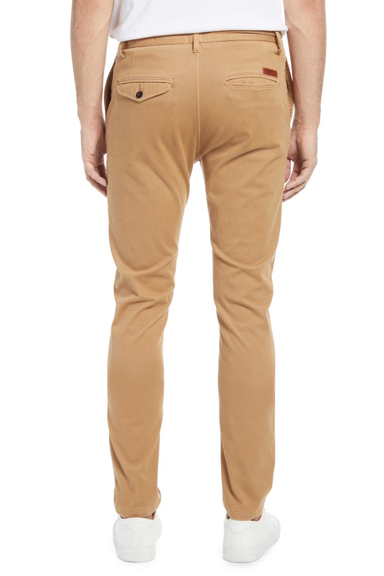 Denit Slim Fit Chinos, Alternate, color, KHAKI