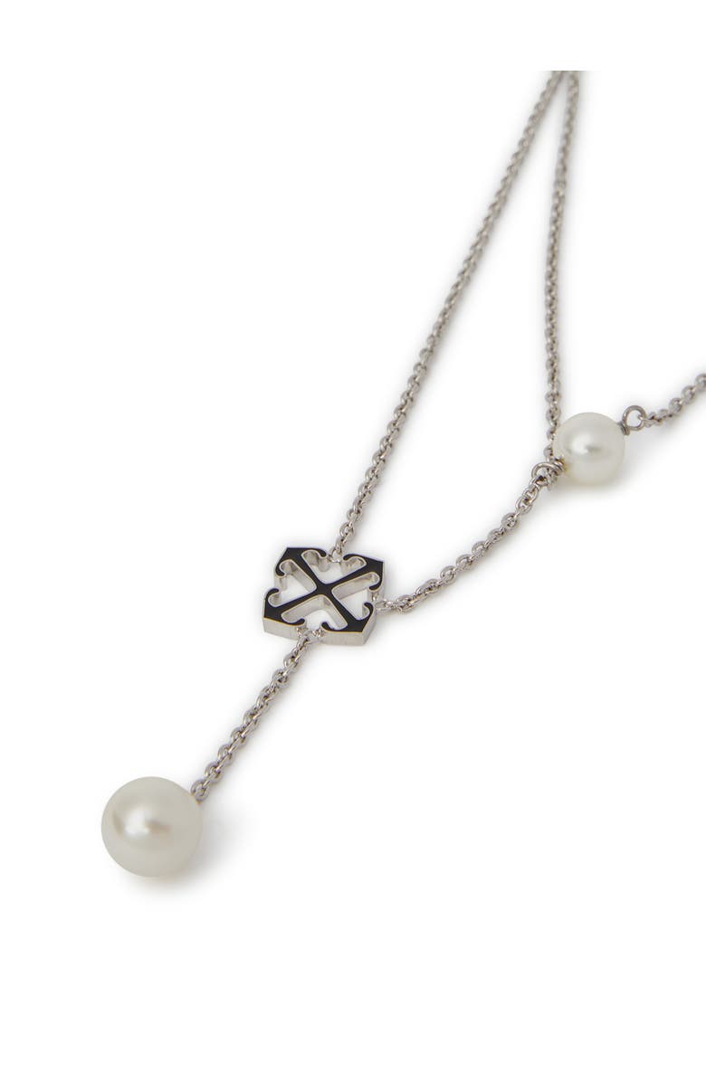 OFF WHITE Women's Arrow Pearl  Necklace, Alternate, color, 