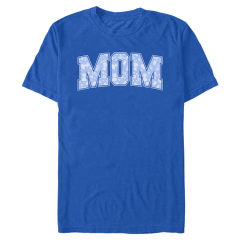 Men's Disney Mom Collegiate Pattern  Graphic T-Shirt