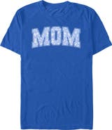 Disney Men's Disney Mom Collegiate Pattern Graphic T-Shirt