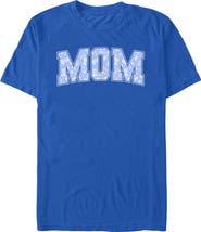 Disney Men's Disney Mom Collegiate Pattern Graphic T-Shirt