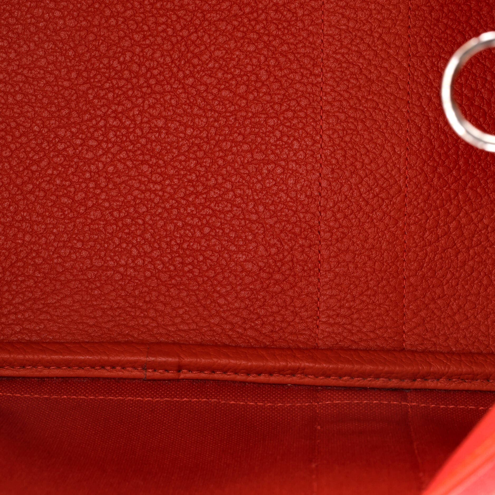 Pre-Owned Hermes Garden Party Pockets Tote Toile and Leather 36, Alternate, color, Rouge Duchesse