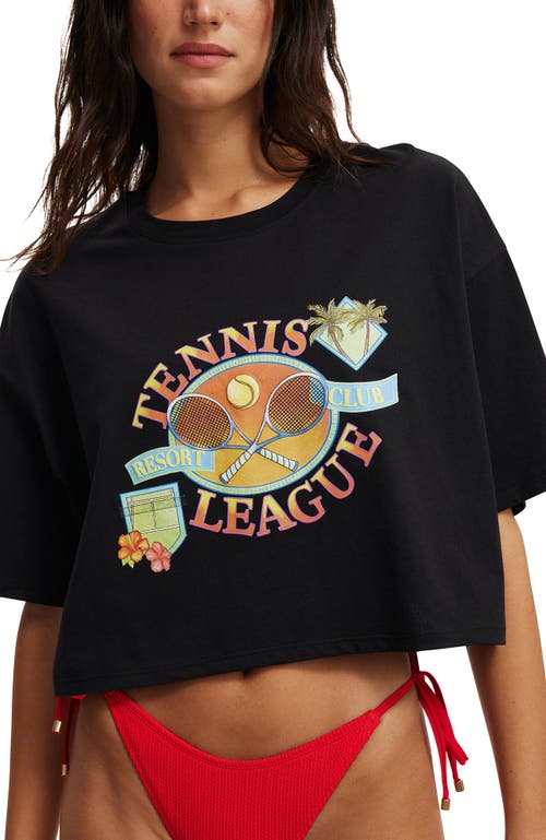 COTTON ON BODY COTTON ON BODY ACTIVE CROPPED GRAPHIC TEE