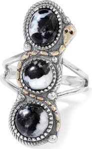 YS GEMS Silver Plate Ring