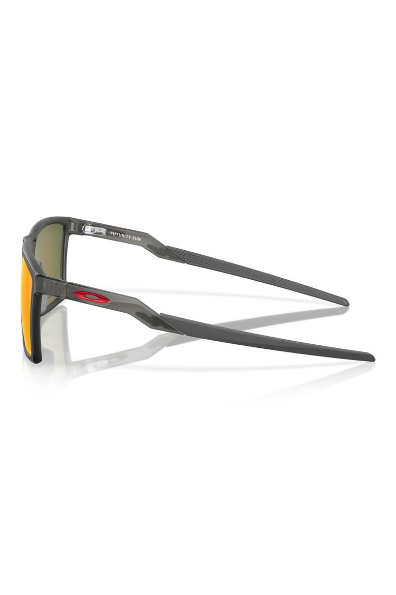 Futurity Sun 57mm Polarized Square Sunglasses, Alternate, color, RUBY