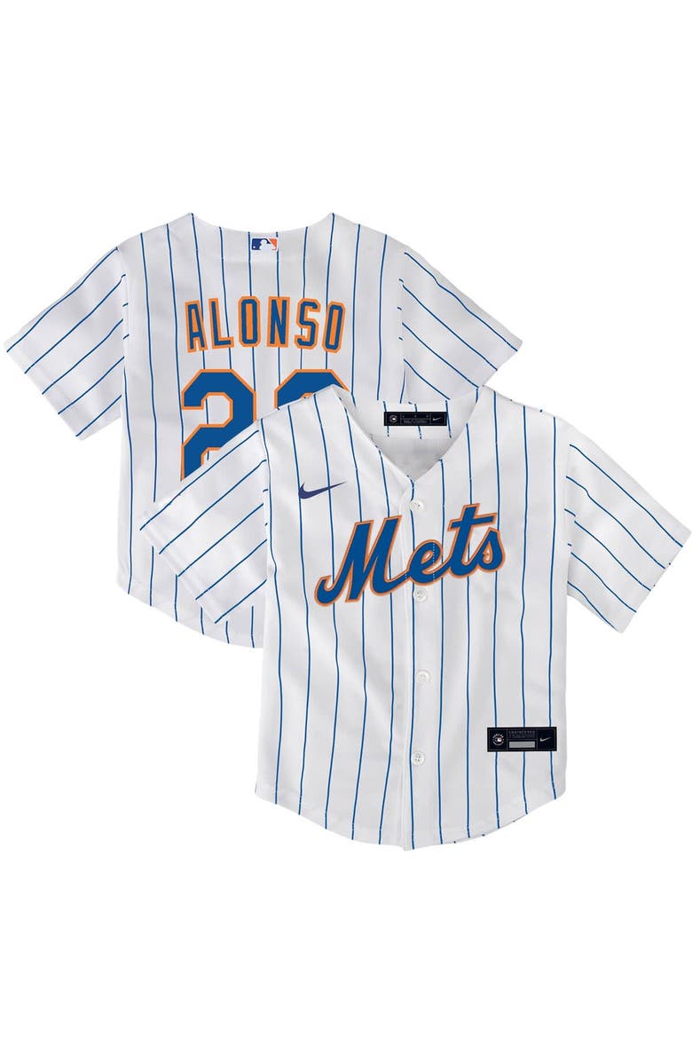Nike Toddler Nike Pete Alonso White New York Mets Home Replica Player Jersey, Alternate, color, 