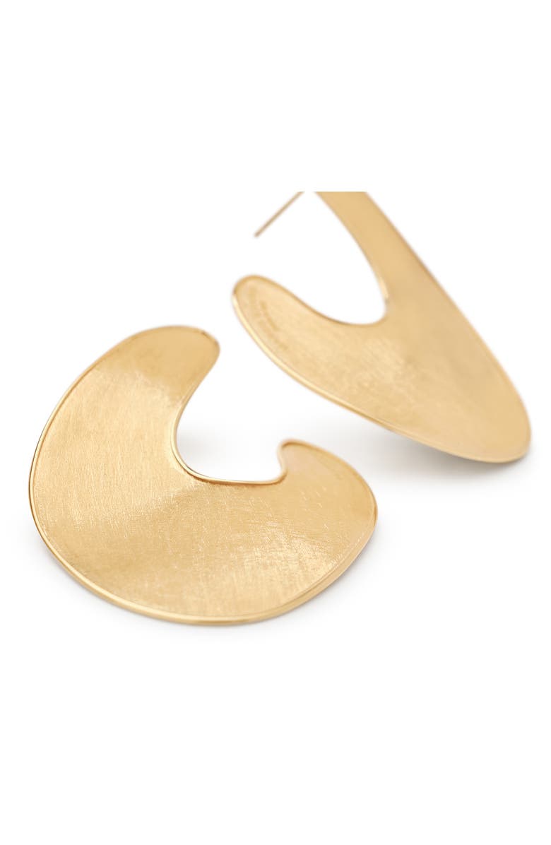 Marco Bicego Lunaria Twist Hoop Earrings, Alternate, color, Gold